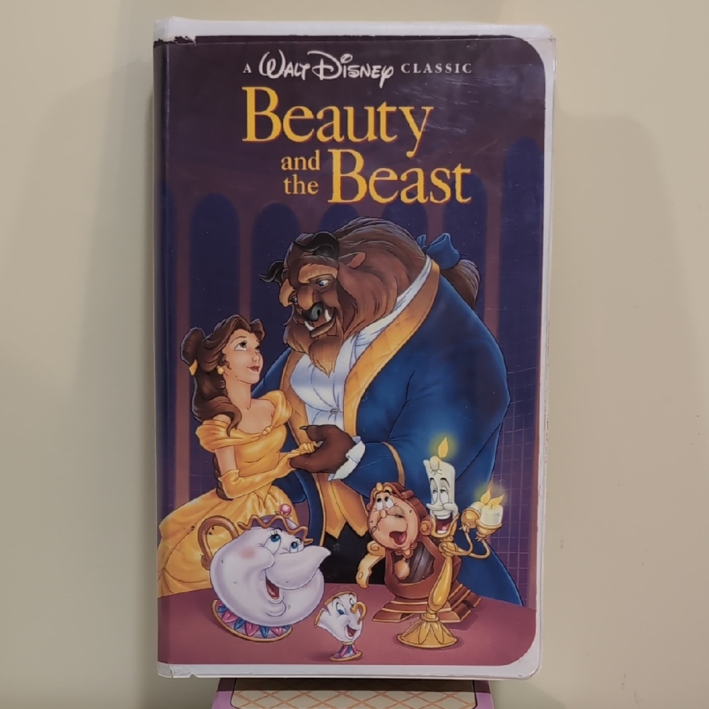 🎭 Disney Beauty and the Beast VHS with Cover G